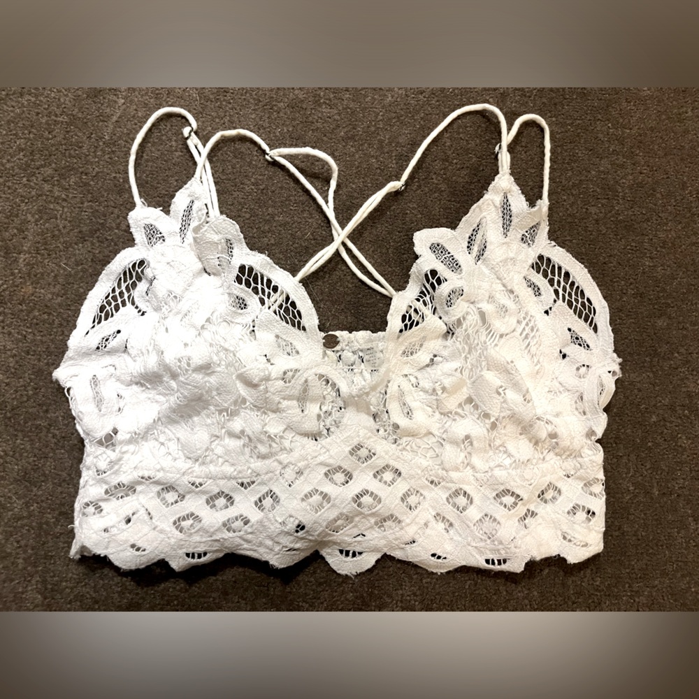 White Free People Bralette